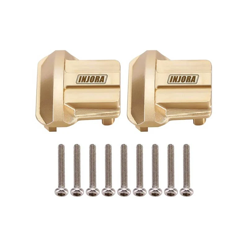 INJORA Brass Front Rear Axle Diff Covers For 1/18 TRX4M