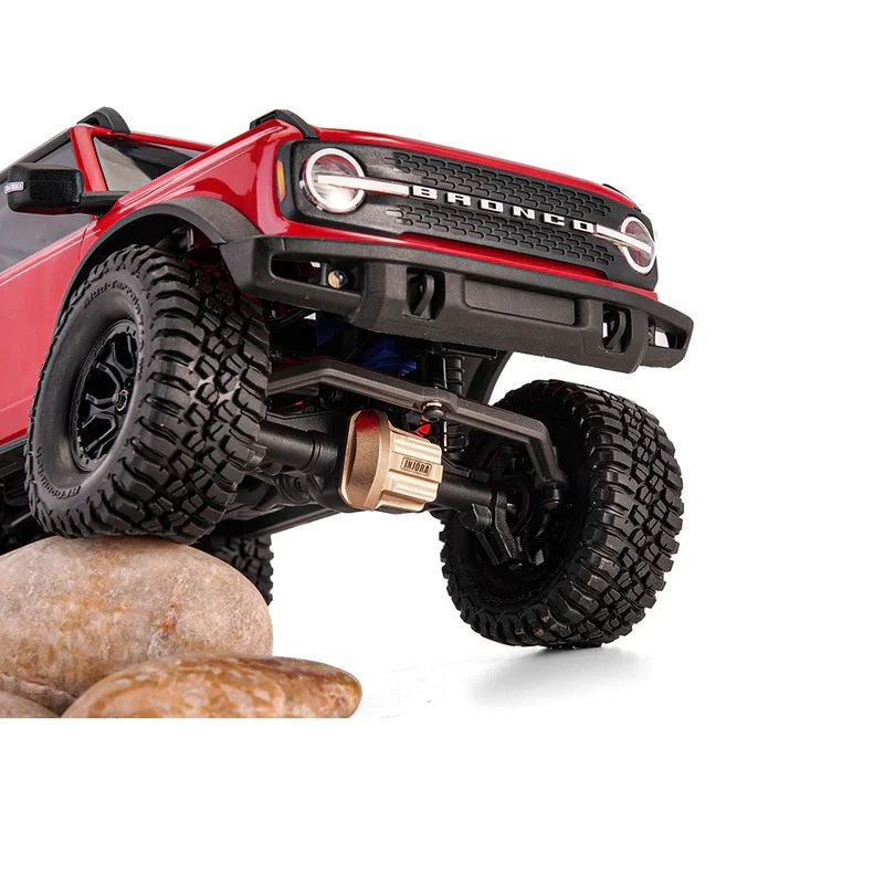 INJORA Brass Front Rear Axle Diff Covers For 1/18 TRX4M - Image 3