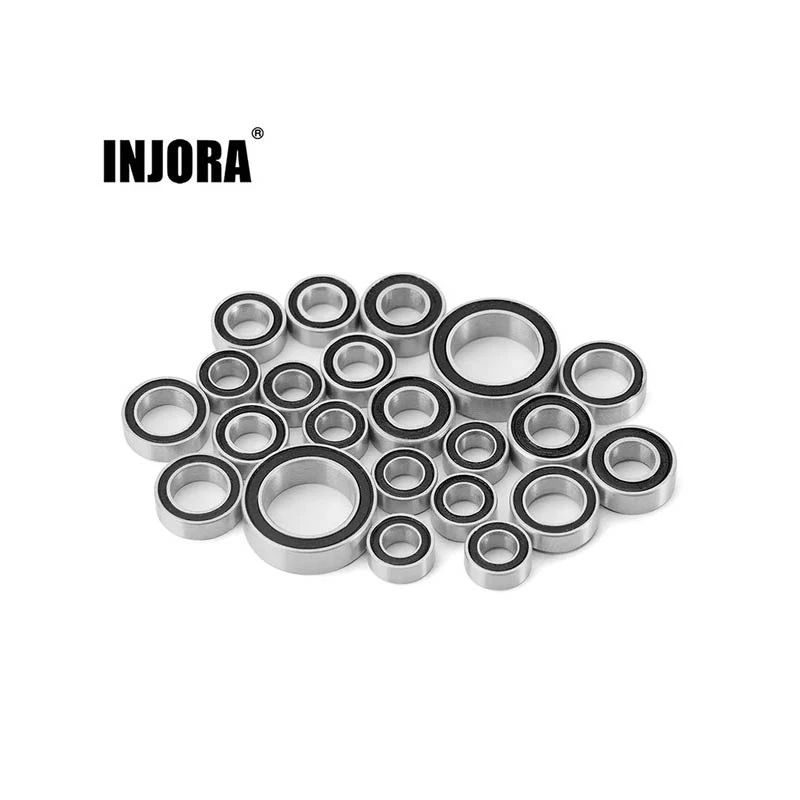 INJORA Sealed Steel Bearing Kit For 1/18 TRX4M - 22PCS