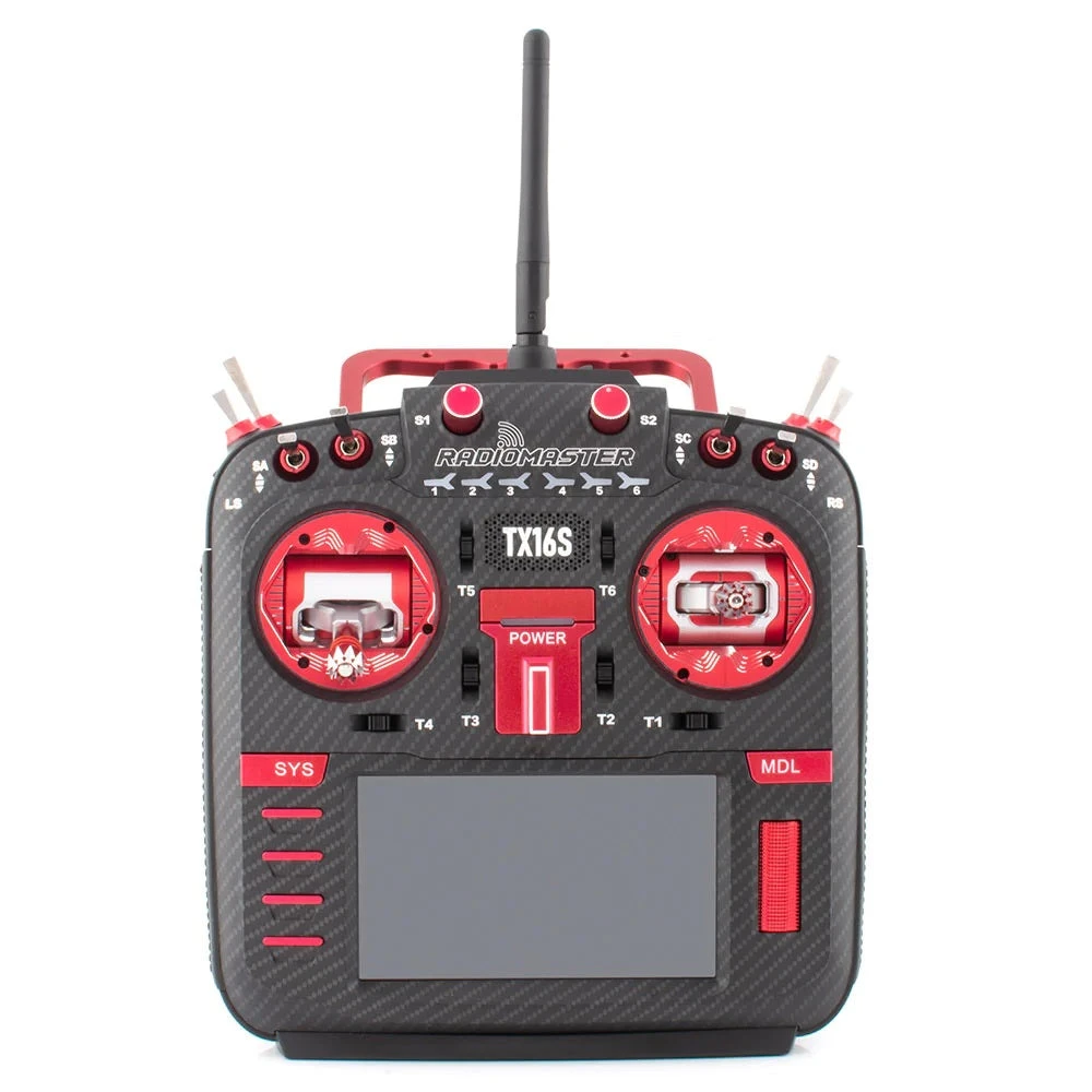 RadioMaster TX16S MKII MAX AG01 Gimbal ELRS Red