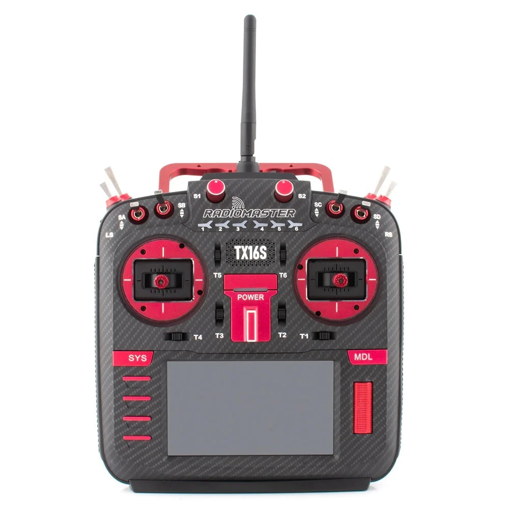RadioMaster TX16S MKII MAX HALL V4.0 ELRS Red