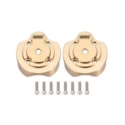 INJORA Brass Outer Portal Housing Covers Counter Weight For 1/18 UTB18 Capra Front & Rear - 2 PCS