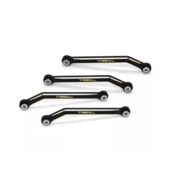 TREAL Brass FCX24 High Clearance Links, Chassis Lower Linkages Set(4p) For 1/24 FMS FCX24