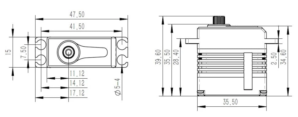KST X15-855X Mini Brushless Tail Servo - Image 3