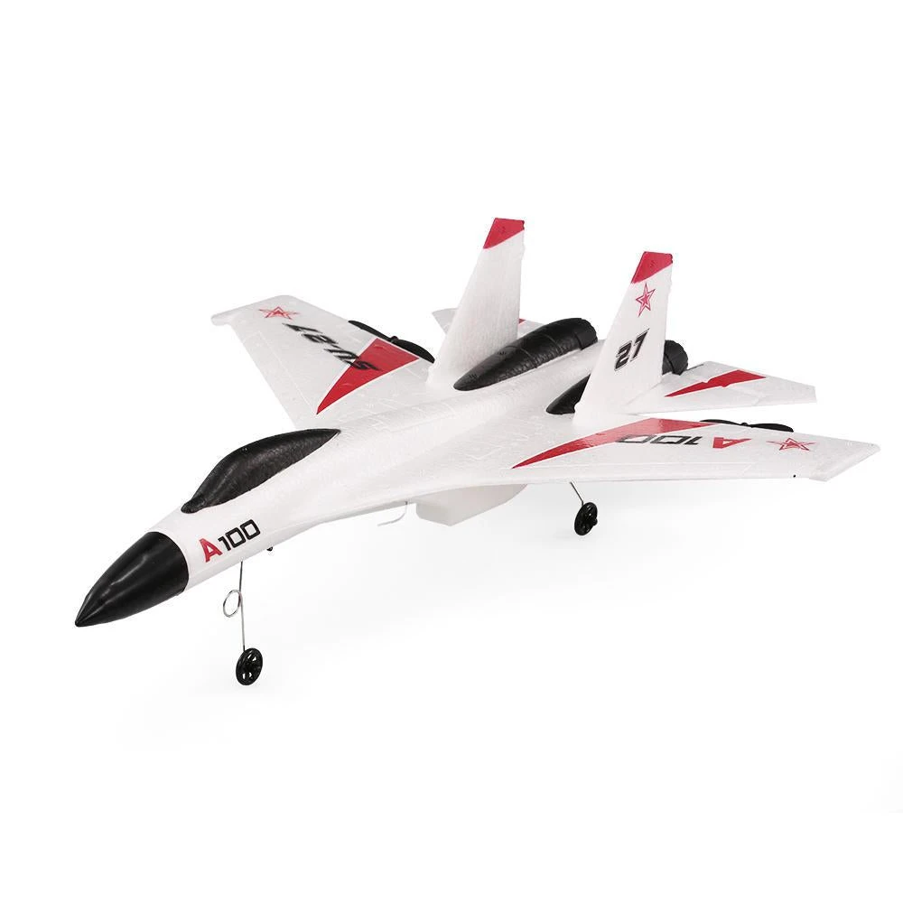 XK A100-SU27 340mm Wingspan 2.4G 3CH 3D/6G System 6-Axis Gyro RC Airplane RTF - Image 2
