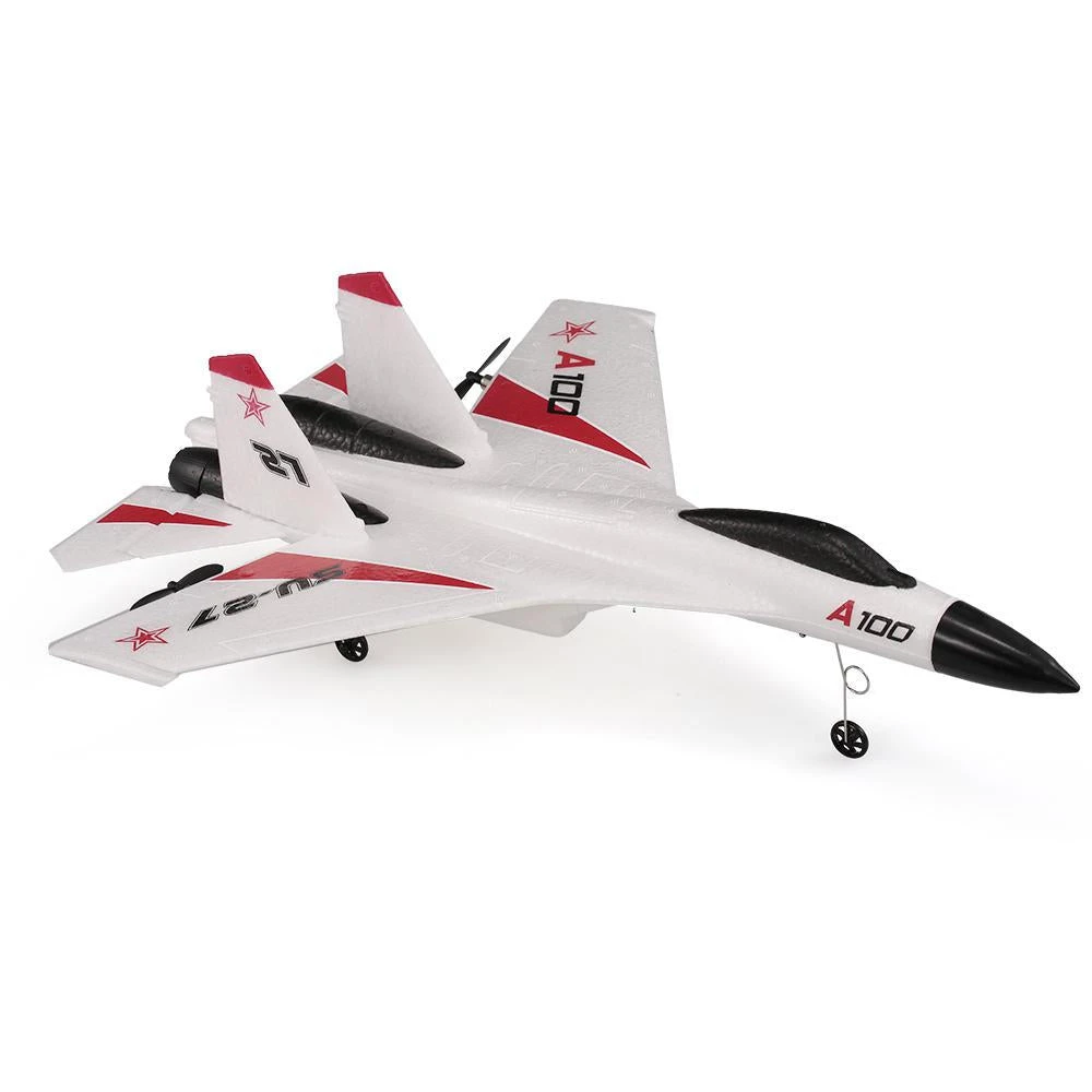 XK A100-SU27 340mm Wingspan 2.4G 3CH 3D/6G System 6-Axis Gyro RC Airplane RTF