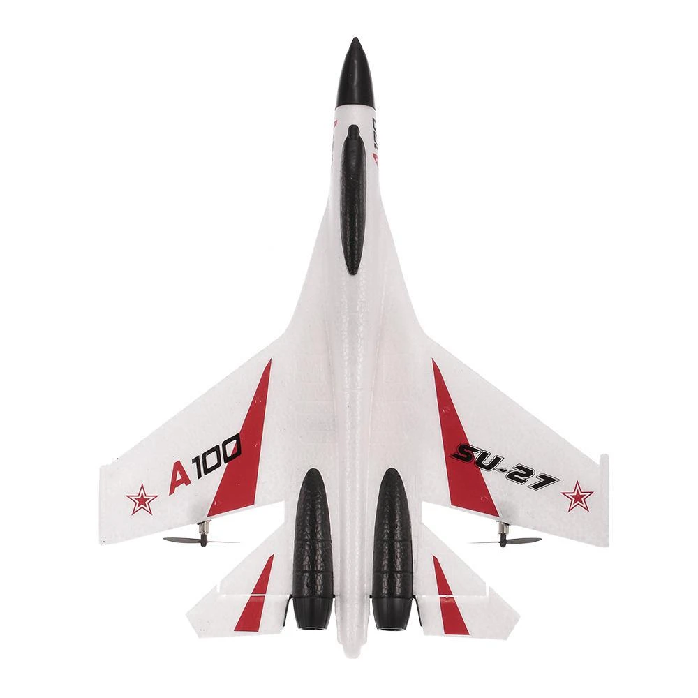 XK A100-SU27 340mm Wingspan 2.4G 3CH 3D/6G System 6-Axis Gyro RC Airplane RTF - Image 4