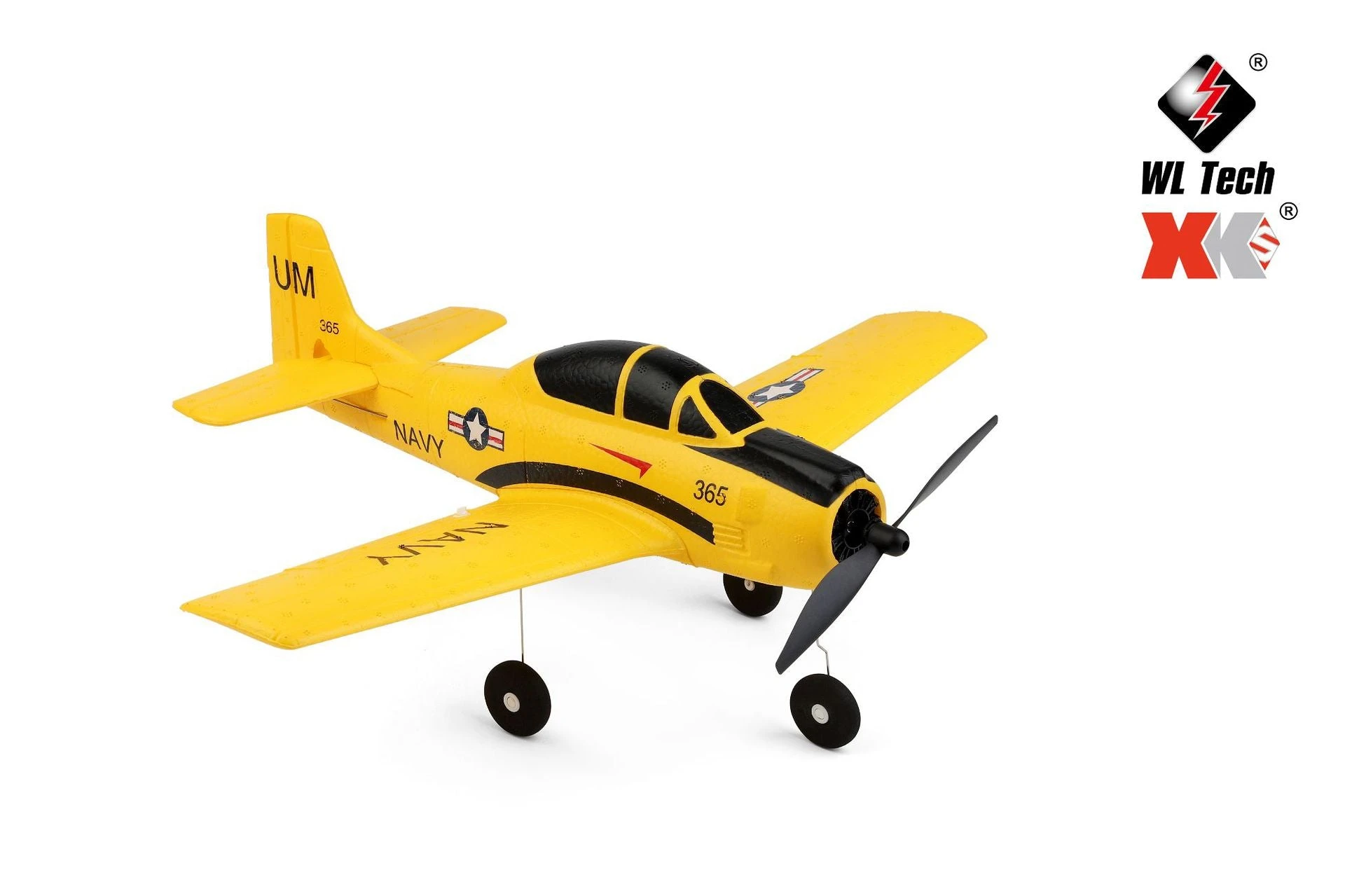 XK A210 T-28 380mm Wingspan 2.4GHz 4CH 3D/6G Mode Switchable 6-Axis Gyro RC Airplane RTF