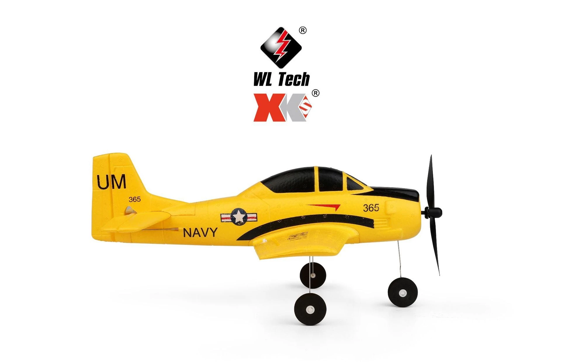 XK A210 T-28 380mm Wingspan 2.4GHz 4CH 3D/6G Mode Switchable 6-Axis Gyro RC Airplane RTF - Image 3