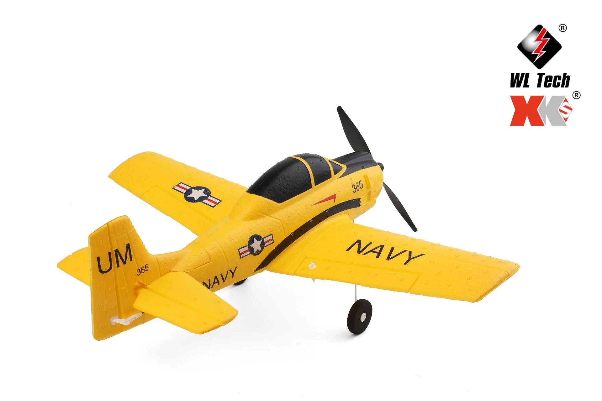 XK A210 T-28 380mm Wingspan 2.4GHz 4CH 3D/6G Mode Switchable 6-Axis Gyro RC Airplane RTF - Image 2