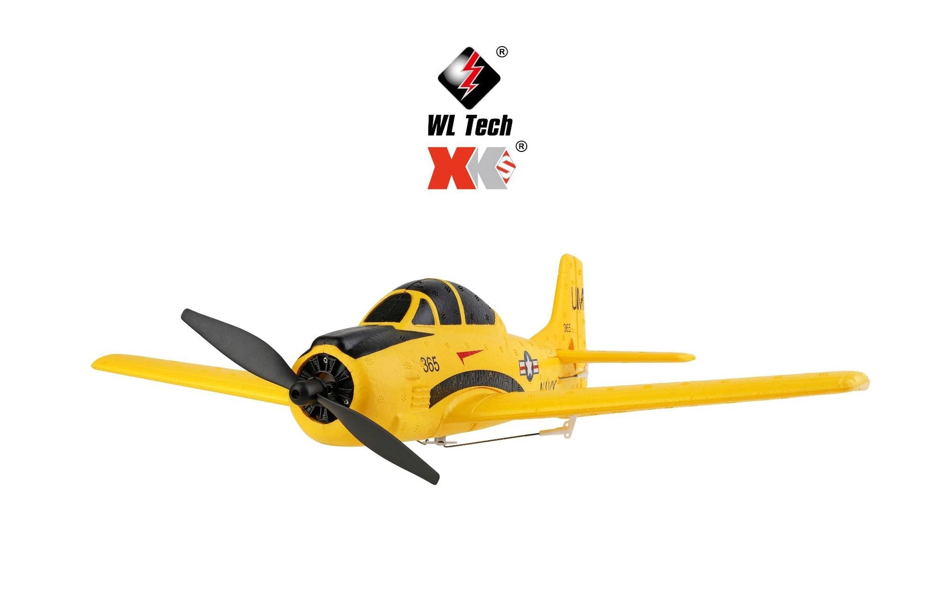 XK A210 T-28 380mm Wingspan 2.4GHz 4CH 3D/6G Mode Switchable 6-Axis Gyro RC Airplane RTF - Image 6