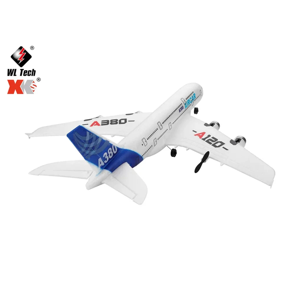 XK A120 Airbus A380 510mm Wingspan 2.4GHz 3CH RC Airplane RTF - Image 2
