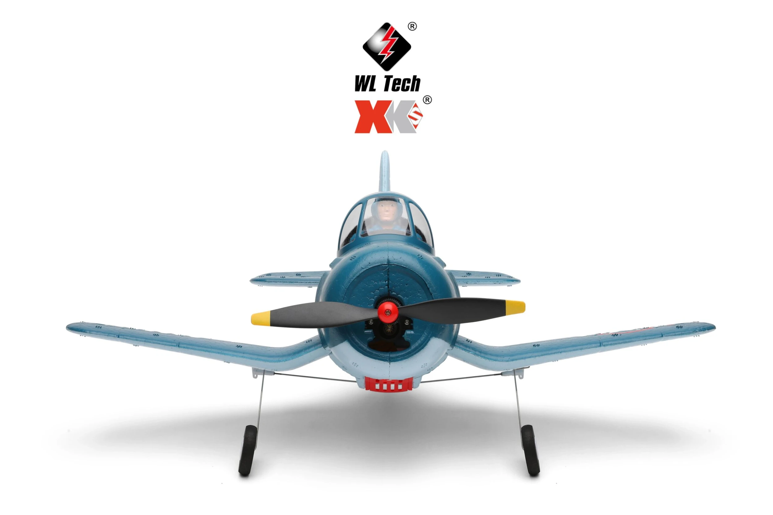 XK A500 F4U Fighter 350mm Wingspan 2.4GHz 4CH 3D/6G Mode Switchable 6-Axis Gyro RC Airplane RTF - Image 3