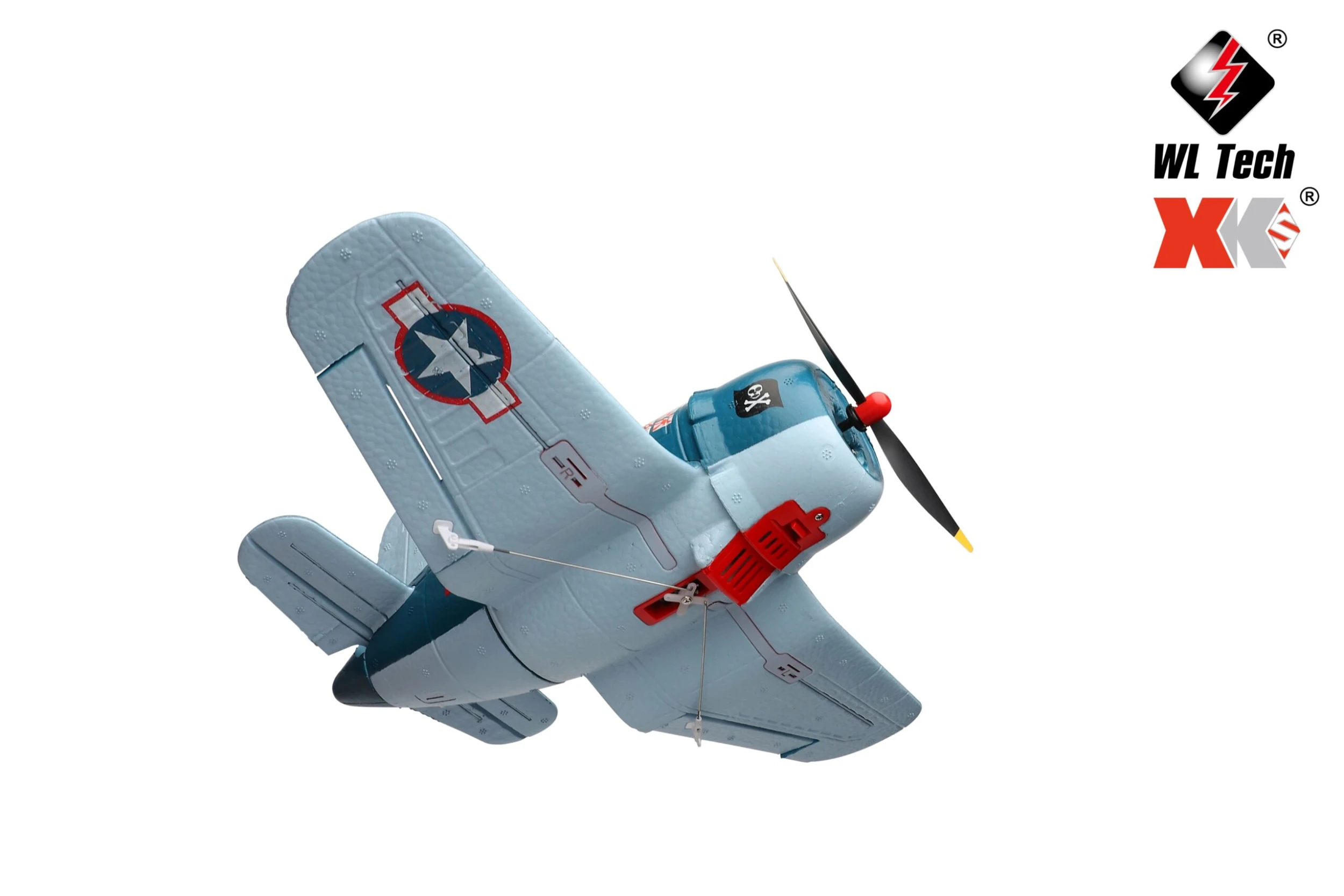 XK A500 F4U Fighter 350mm Wingspan 2.4GHz 4CH 3D/6G Mode Switchable 6-Axis Gyro RC Airplane RTF - Image 5
