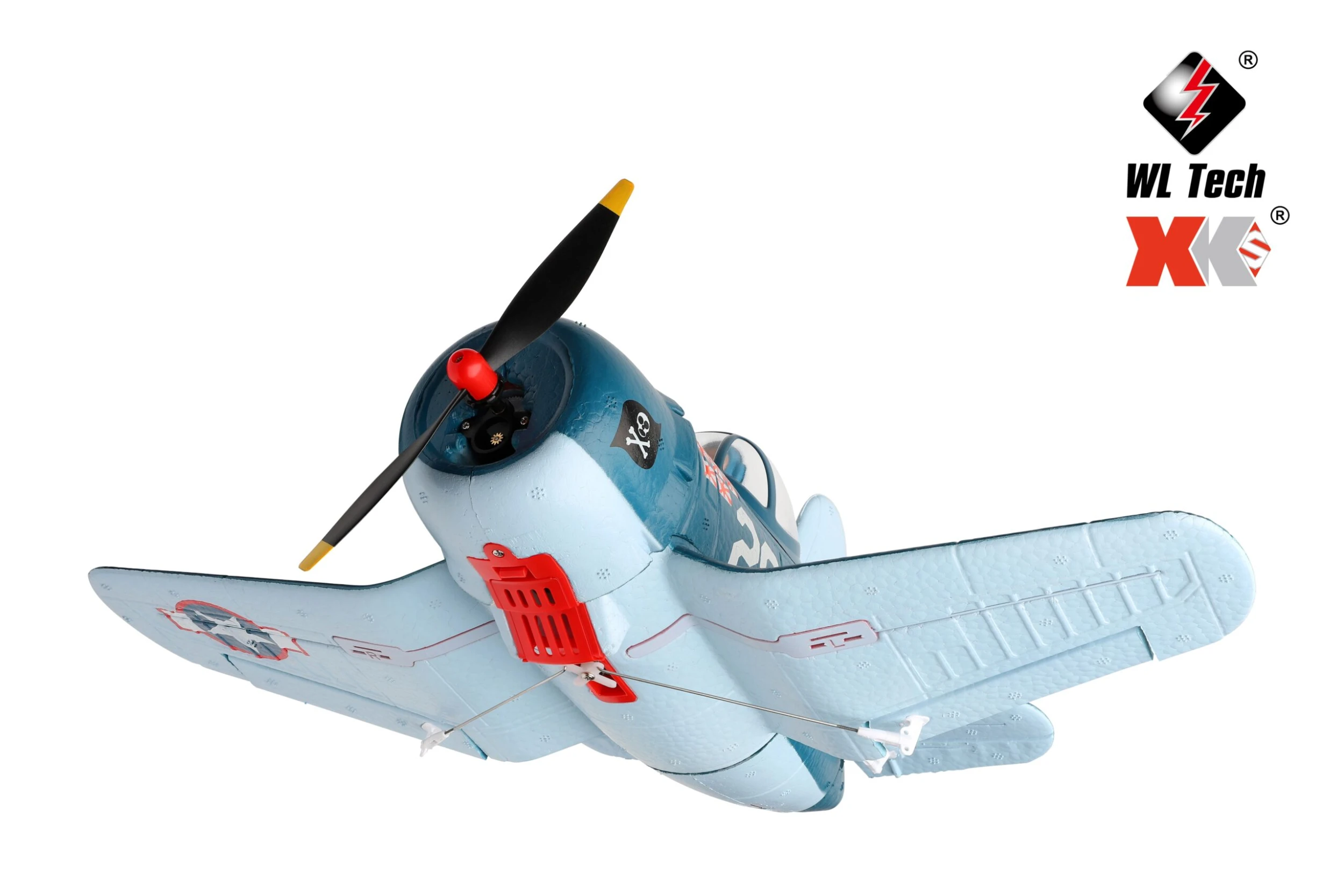XK A500 F4U Fighter 350mm Wingspan 2.4GHz 4CH 3D/6G Mode Switchable 6-Axis Gyro RC Airplane RTF - Image 6