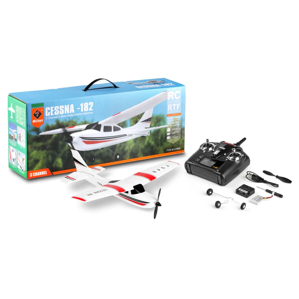 XK F949S Cessna-182 500mm Wingspan 2.4GHz 3CH 6 Gyro RC Airplane RTF - Image 8