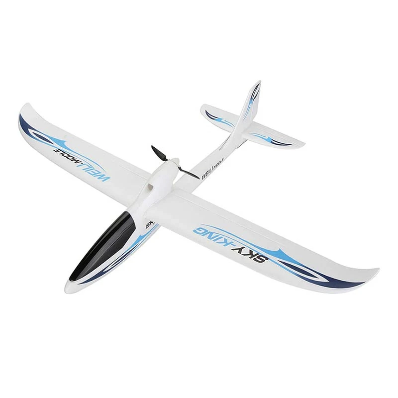 XK F959S Sky-King 750mm Wingspan 2.4GHz 3CH 6 Gyro RC Airplane RTF - Blue