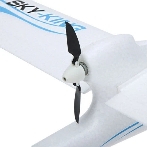 XK F959S Sky-King 750mm Wingspan 2.4GHz 3CH 6 Gyro RC Airplane RTF - Blue - Image 4