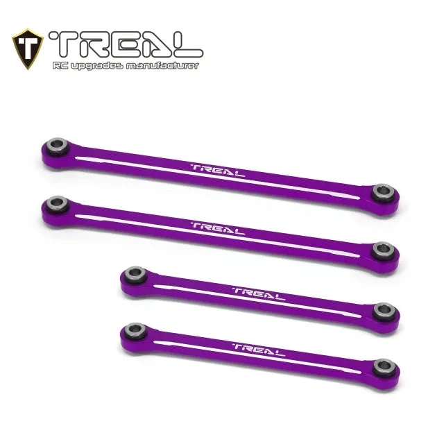 TREAL TRX-4M Lower Links Set (4pcs) Aluminum 7075 Lower Chassis 4-Links Upgrades 1/18 Scale - Image 7