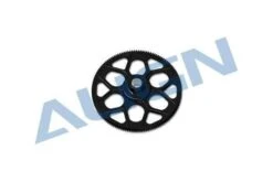 Align 180T M0.6 Autorotation Tail Drive Gear Set - Black For T-REX 550E/600E/600N