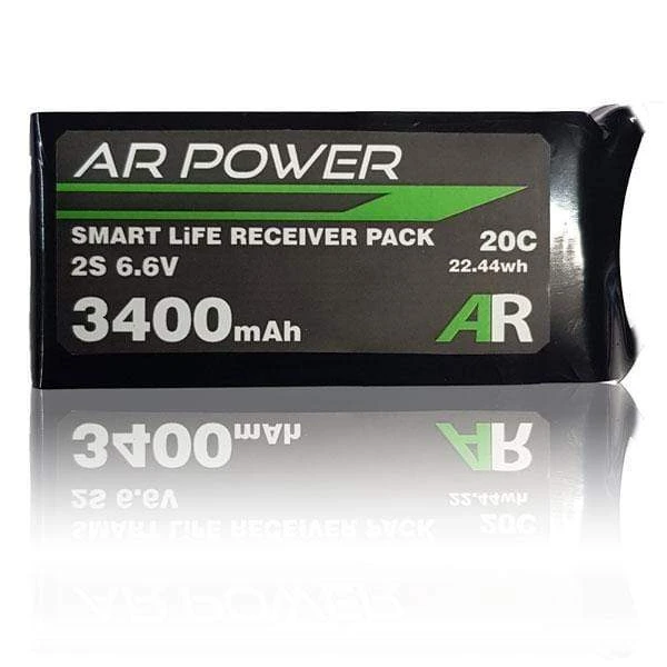 AR Power 3400mAh LiFE Smart Balance Receiver Pack With Self Balancing Circuit