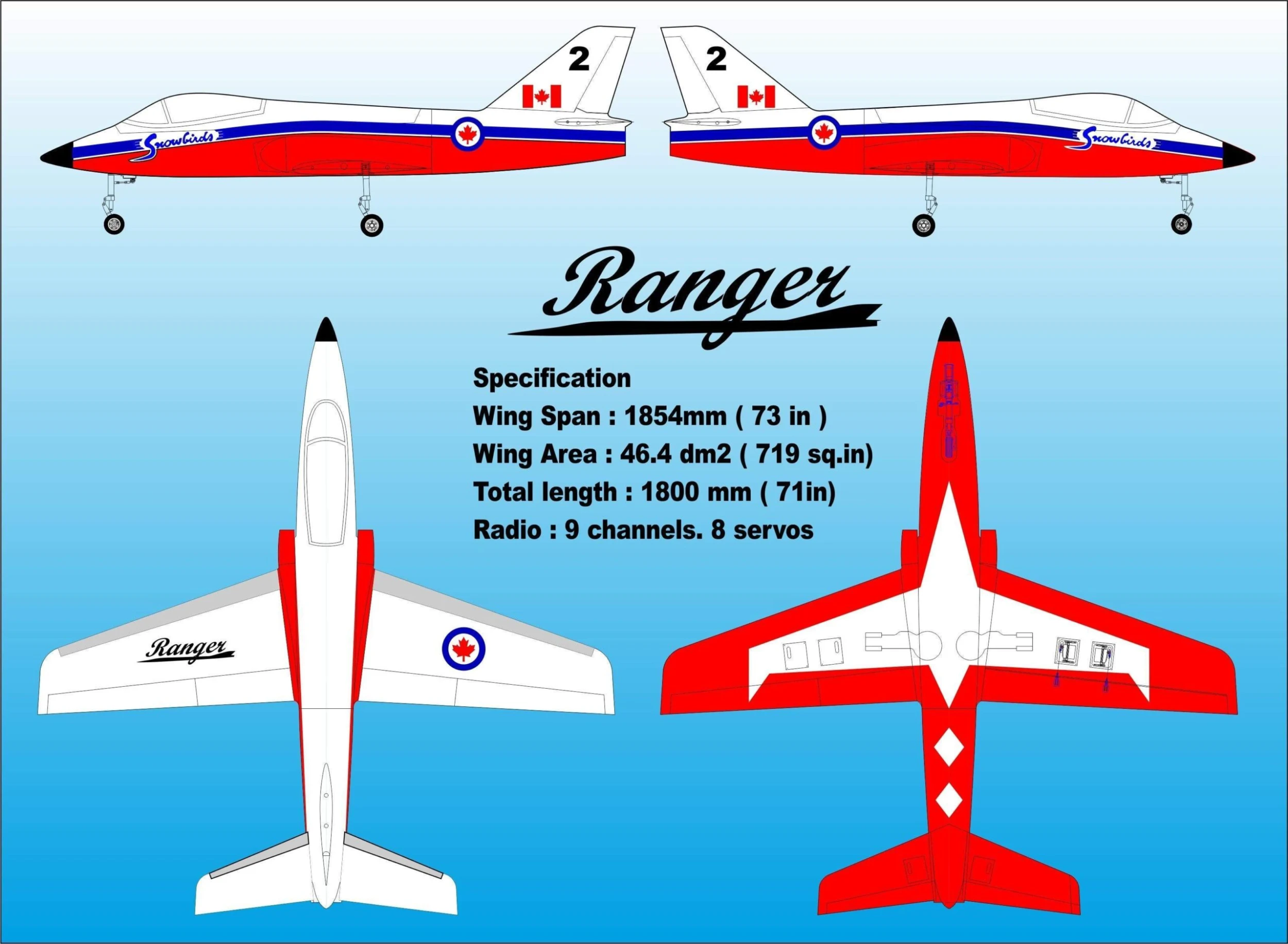 Boomerang Ranger Sport Jet - Canada Snowbirds
