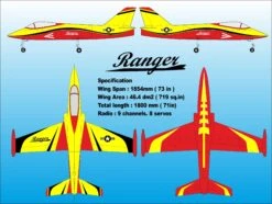 Boomerang Ranger Sport Jet - Yellow & Red