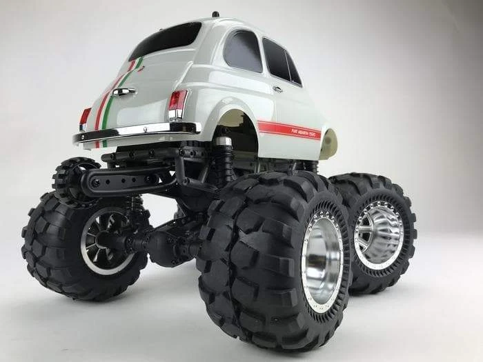 8910 Fiat Abarth 595 1/12 Scale 2WD Monster Truck Q-Series - Image 3