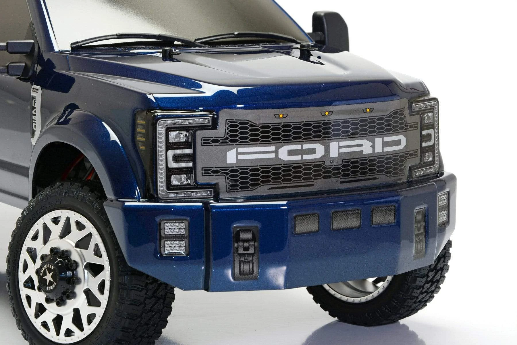 8980 FORD F450 SD 1/10 4WD RTR (Blue Galaxy) Custom Truck DL-Series - Image 6