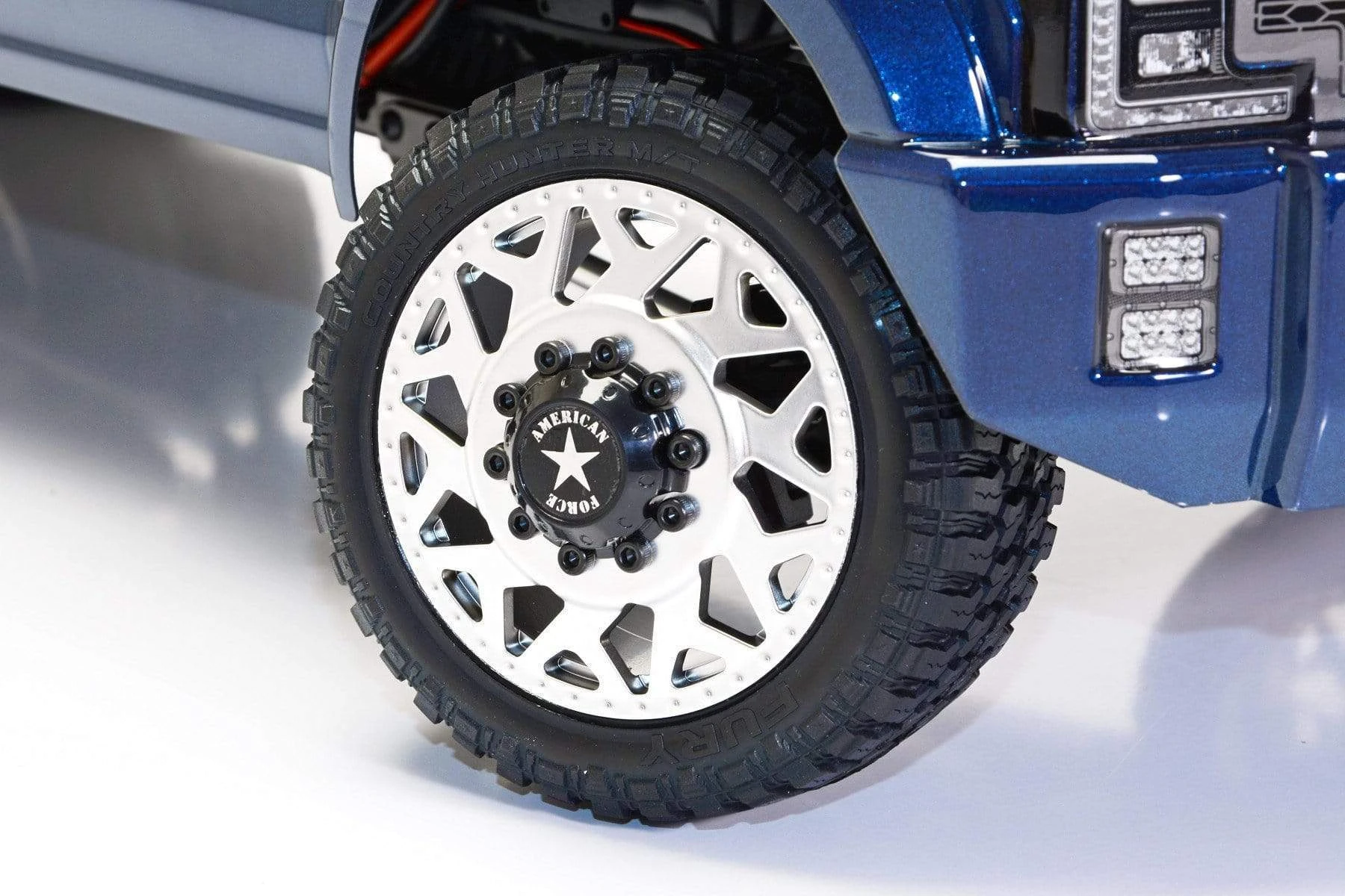 8980 FORD F450 SD 1/10 4WD RTR (Blue Galaxy) Custom Truck DL-Series - Image 8