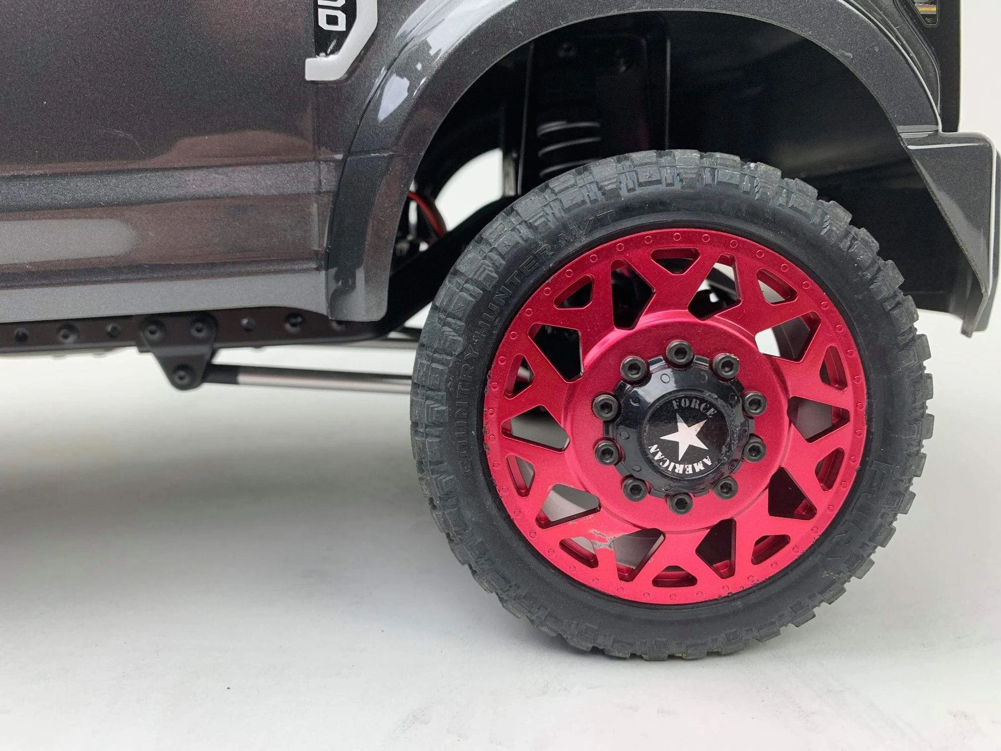 8981 FORD F450 SD 1/10 4WD RTR (Grey Titanium) Custom Truck DL-Series - Image 6