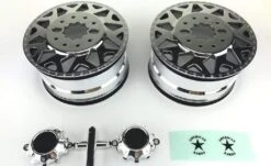 CD0604 F450 SD American Force H01 CONTRA Wheel (Chrome, W/ Chrome Cap) DL-Series 2pcs