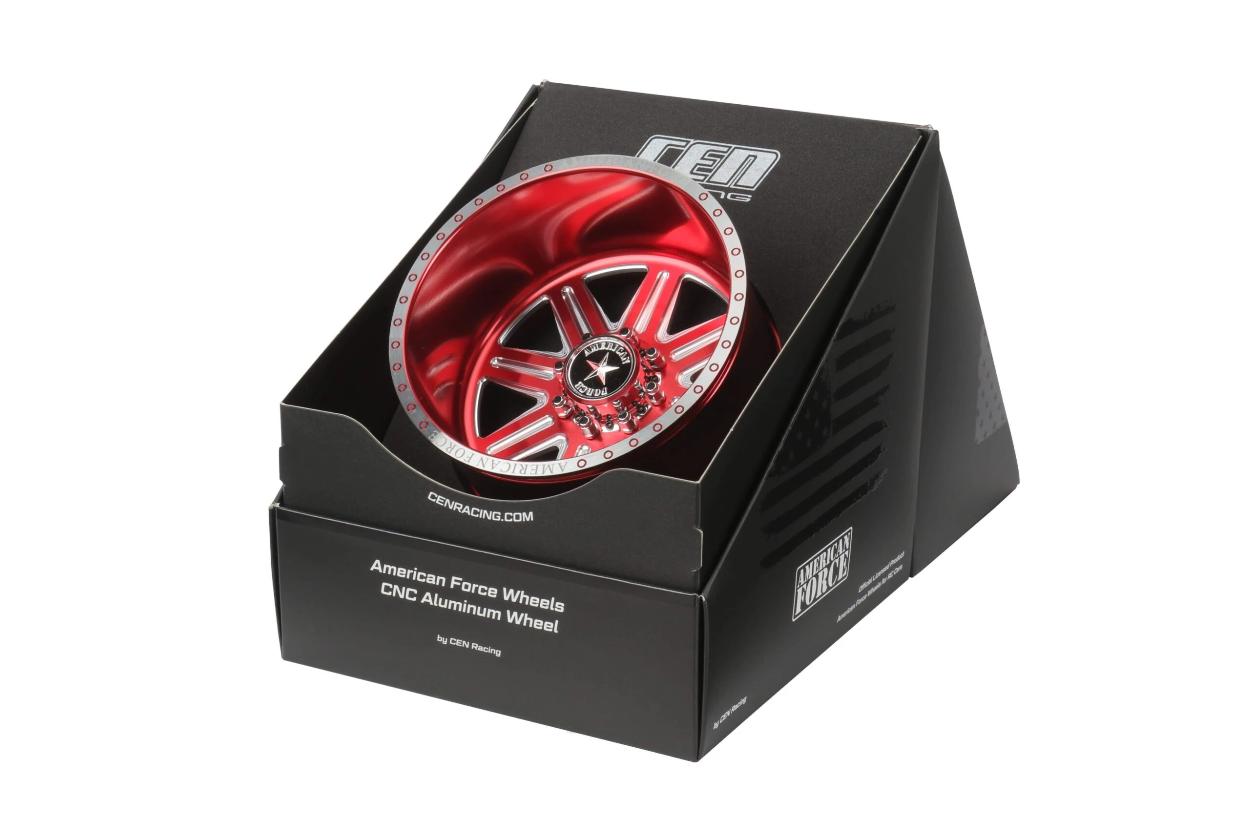 **OpenBox** CKR0523 Forged Alloy CNC American Force Legend SS8 Wheel (-18,Red)