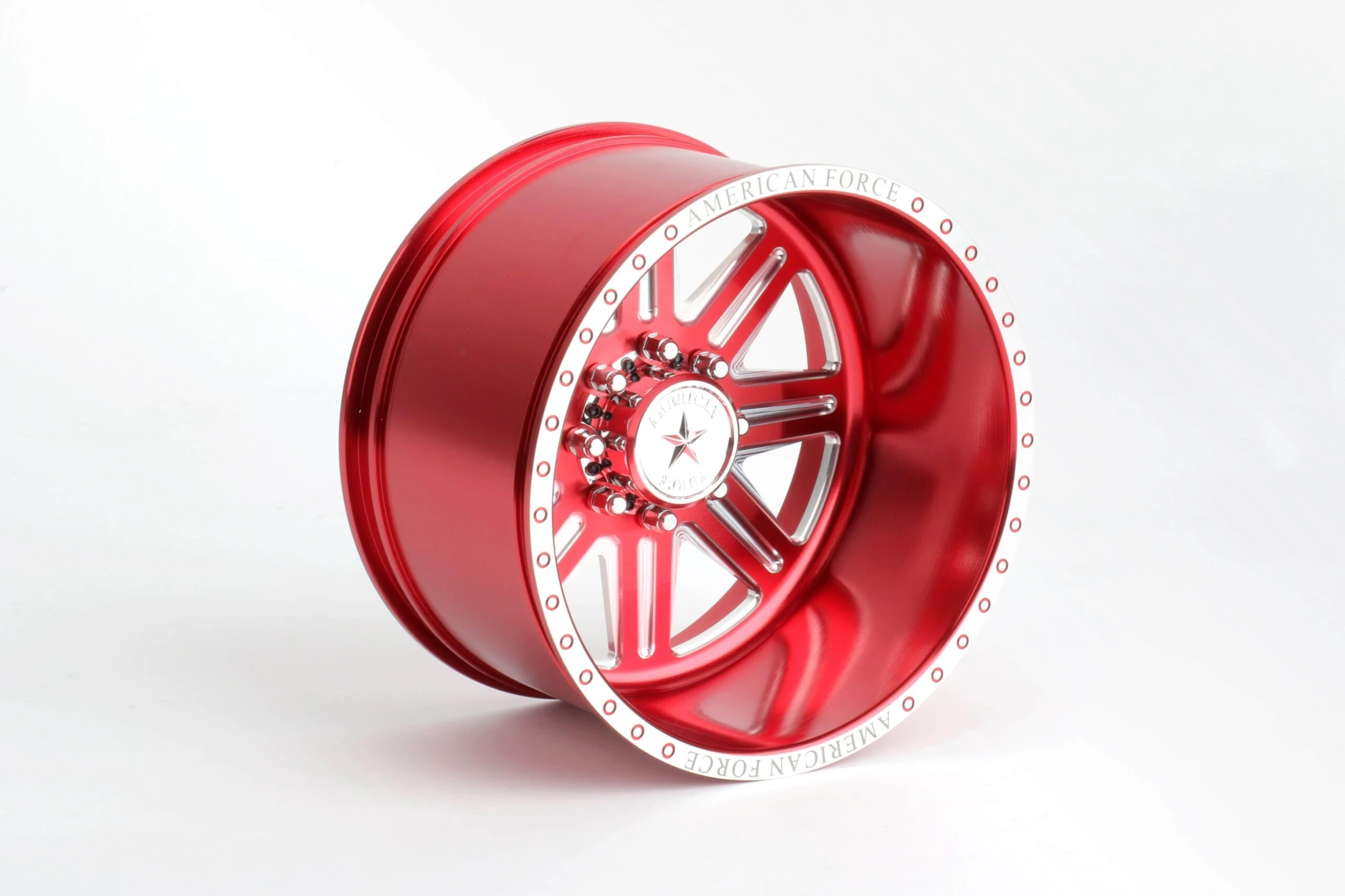 **OpenBox** CKR0523 Forged Alloy CNC American Force Legend SS8 Wheel (-18,Red) - Image 2