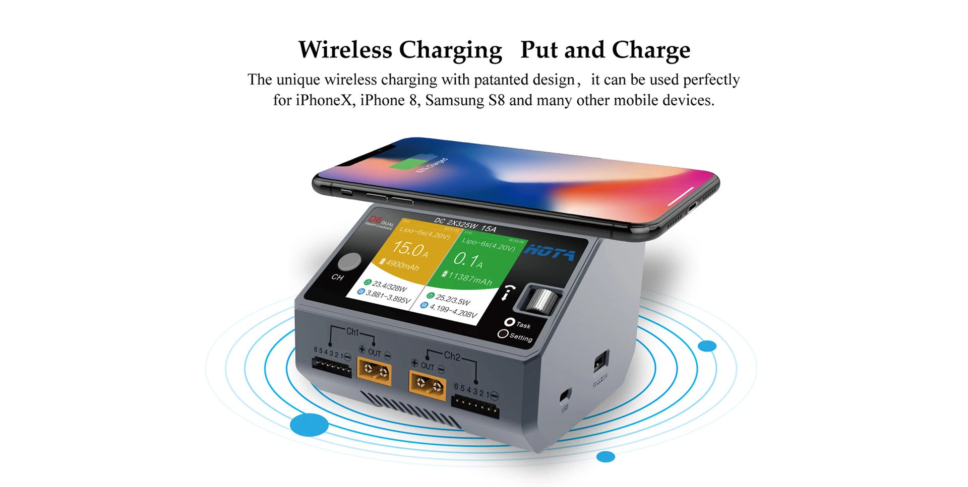 HOTA D6 Wireless DC Charger - Image 4