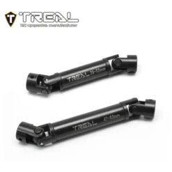 TREAL AX24 Driveshaft Set Harden Steel Metal Center Drive Shafts (2P) For 1:24 Axial AX24 XC-1