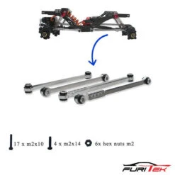 Furitek Cayman Rear XL Link 65MM - Silver