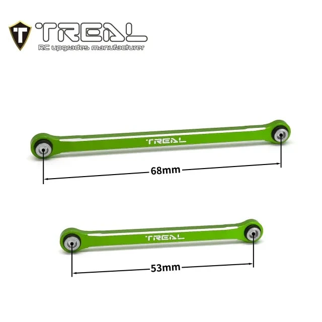 TREAL TRX-4M Lower Links Set (4pcs) Aluminum 7075 Lower Chassis 4-Links Upgrades 1/18 Scale - Image 6