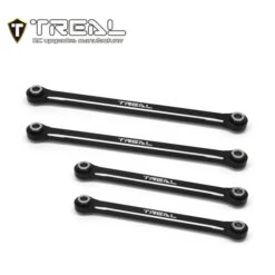 TREAL TRX-4M Lower Links Set (4pcs) Aluminum 7075 Lower Chassis 4-Links Upgrades 1/18 Scale