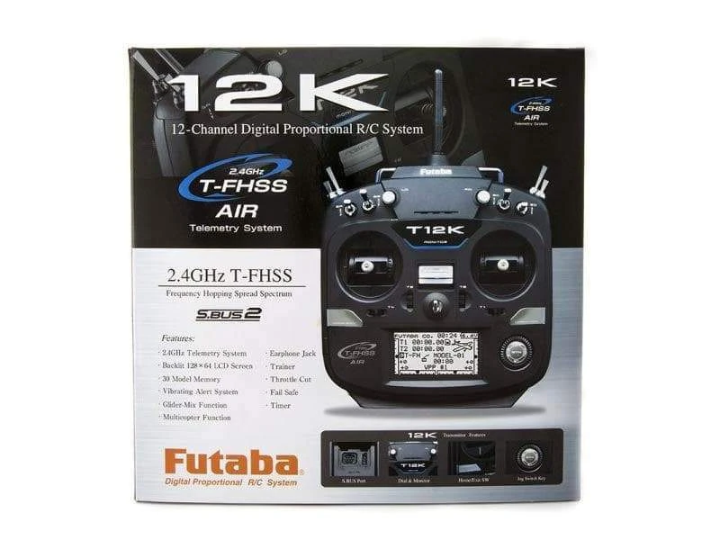Futaba 12K Transmitter 14-Channel Digital Proportional RC System W/ R3001SB Receiver - FPV Version - Image 2