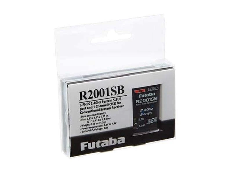 Futaba R2001SB 2.4G 1-Port SFHSS SBus Receiver - Image 2