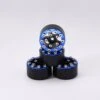 Hobby Details Axial SCX24 CNC Aluminum Screws-Style Beadlock Wheels 4pcs/set Dia 28mm, Height 14.5mm A:Blue