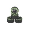 Hobby Details Axial SCX24 CNC Aluminum Screws-Style Beadlock Wheels 4pcs/set Dia 28mm, Height 14.5mm C. Green