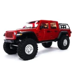 Axial 1/10 SCX10 III Jeep JT Gladiator Rock Crawler With Portals RTR - Red