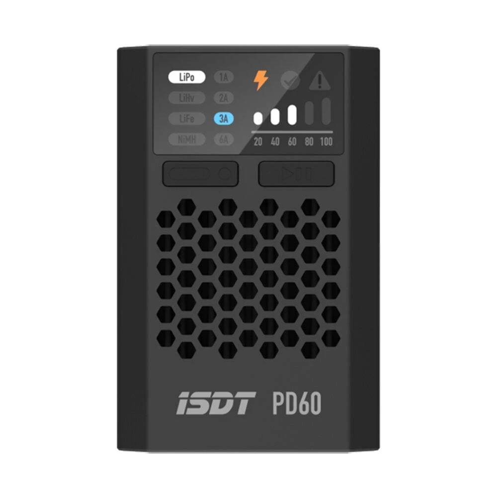 ISDT PD60 60W 6A Battery Balance Charger Type-C Input (XT60)