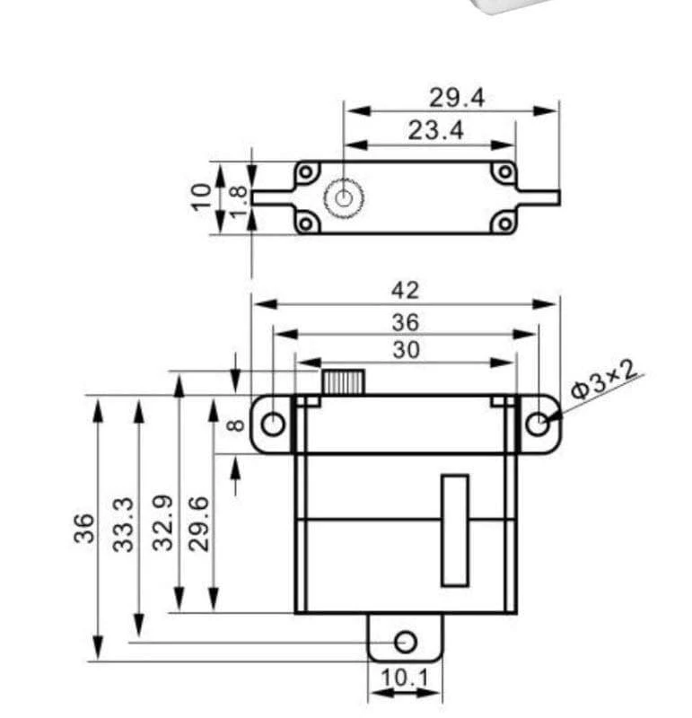 KST X10 Mini Wing Servo - Image 4