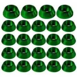 L-MA Precision Aluminum C-Washer Set For OMP M2 EXP / M2 V2 (Green)
