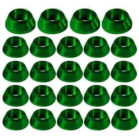 L-MA Precision Aluminum C-Washer Set For OMP M2 EXP / M2 V2 (Green)
