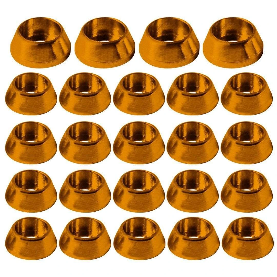 L-MA Precision Aluminum C-Washer Set For OMP M2 EXP / M2 V2 (Orange)