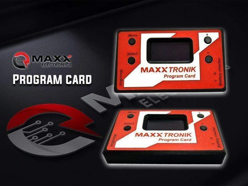 MAXX Flybarless Program Card/Battery Voltage Checker - Image 3